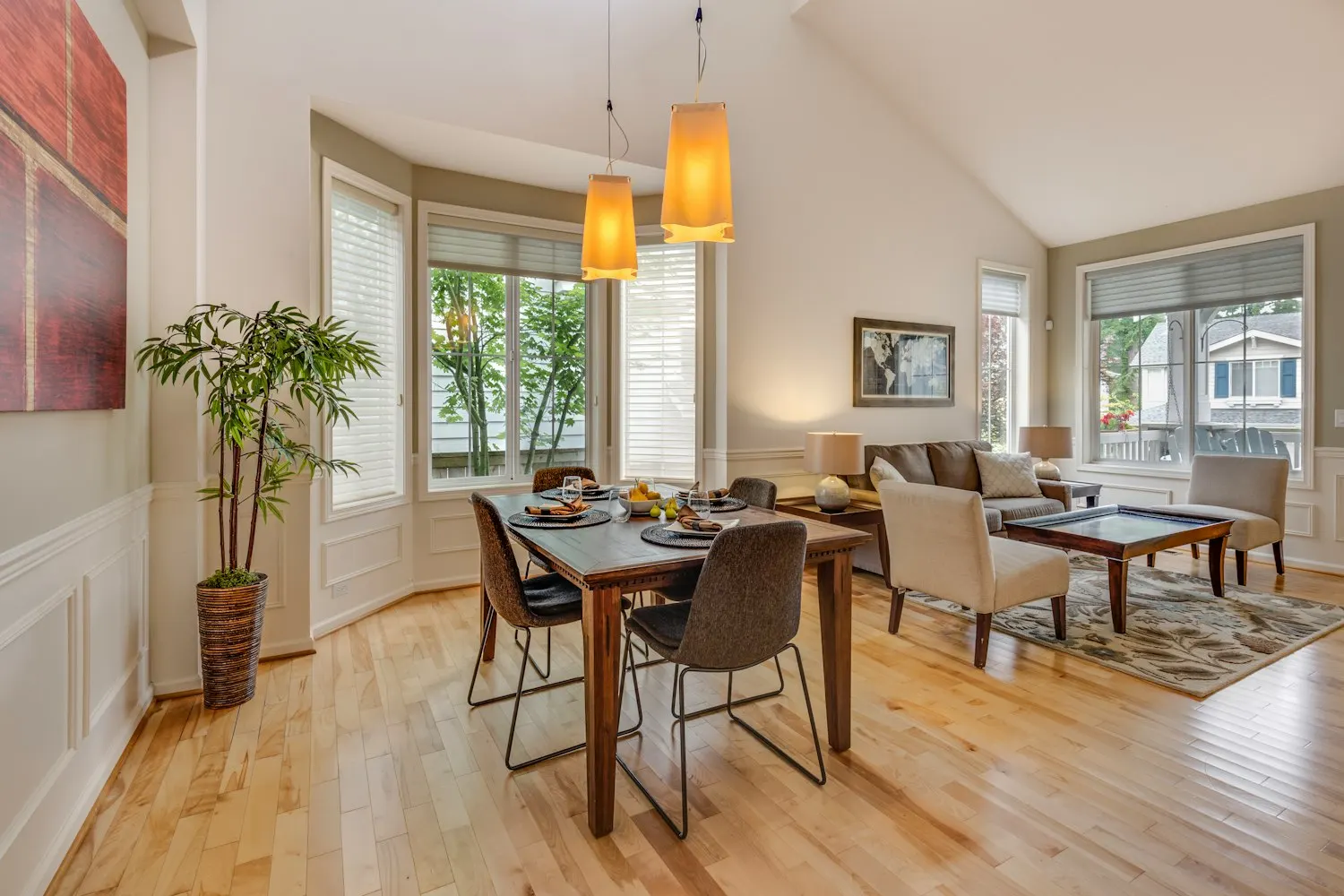 Market-Ready Modern — Dining & Living — before